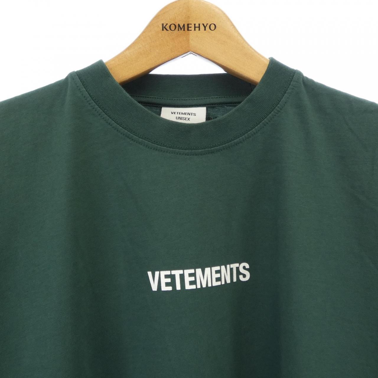ヴェトモン VETEMENTS UE52TR120V UNISEX Tシャツ
