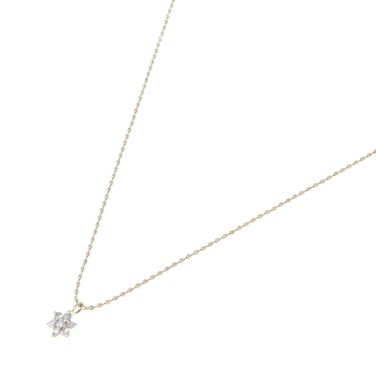 アガット ダイヤモンド ネックレス 0.08CT