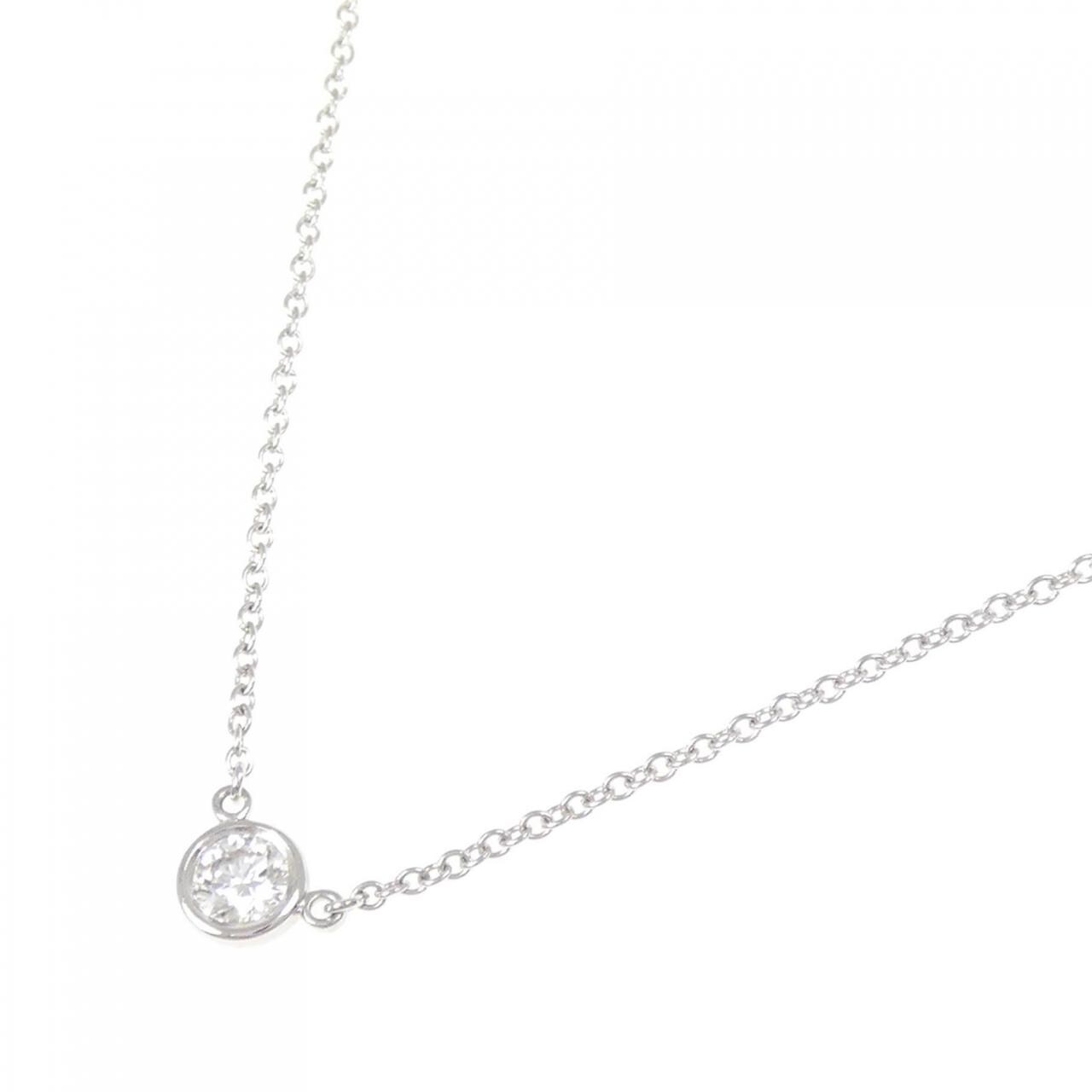 ティファニー バイザヤード ネックレス 0.18CT G VVS2 3EXT