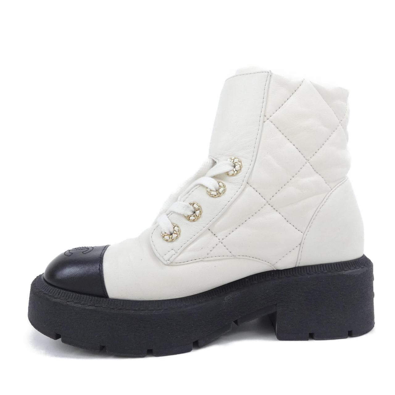 シャネル CHANEL ショートブーツ SHORT BOOTS ターンロック G45923B17962 ブーツ