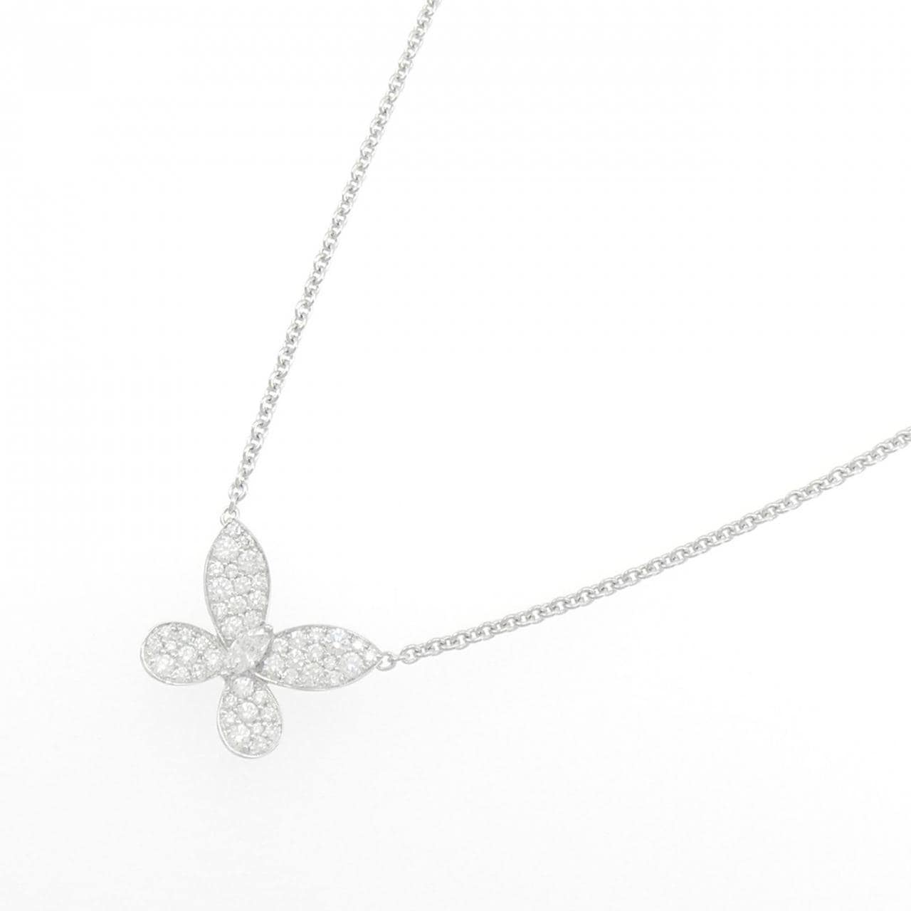 グラフ パヴェ バタフライ ミニ ネックレス