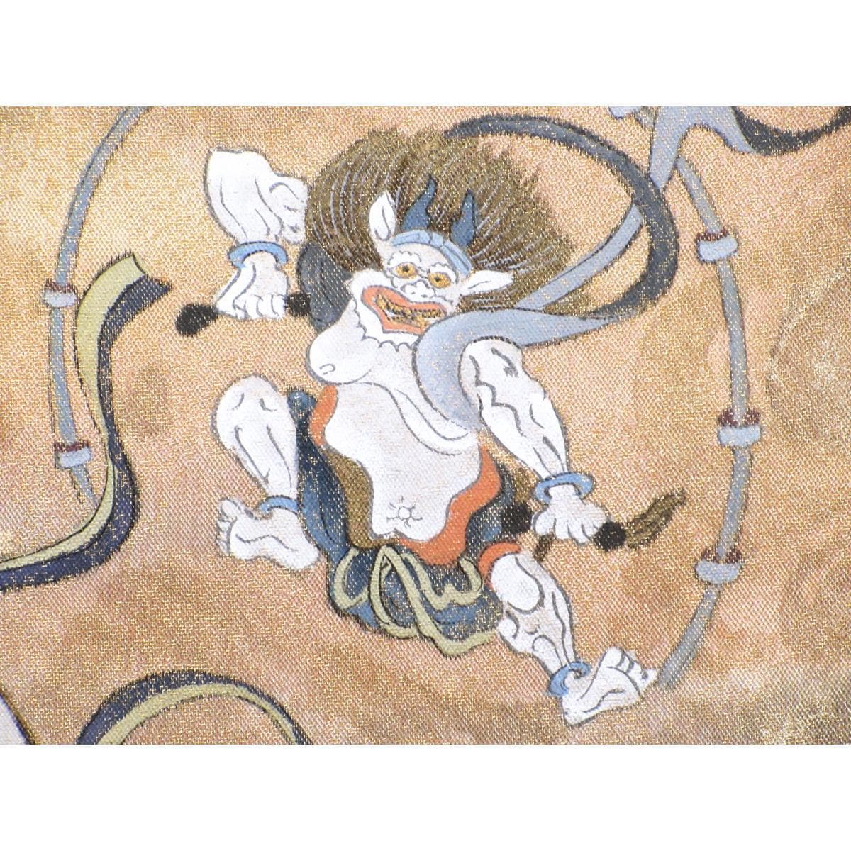 袋帯　友禅金彩加工