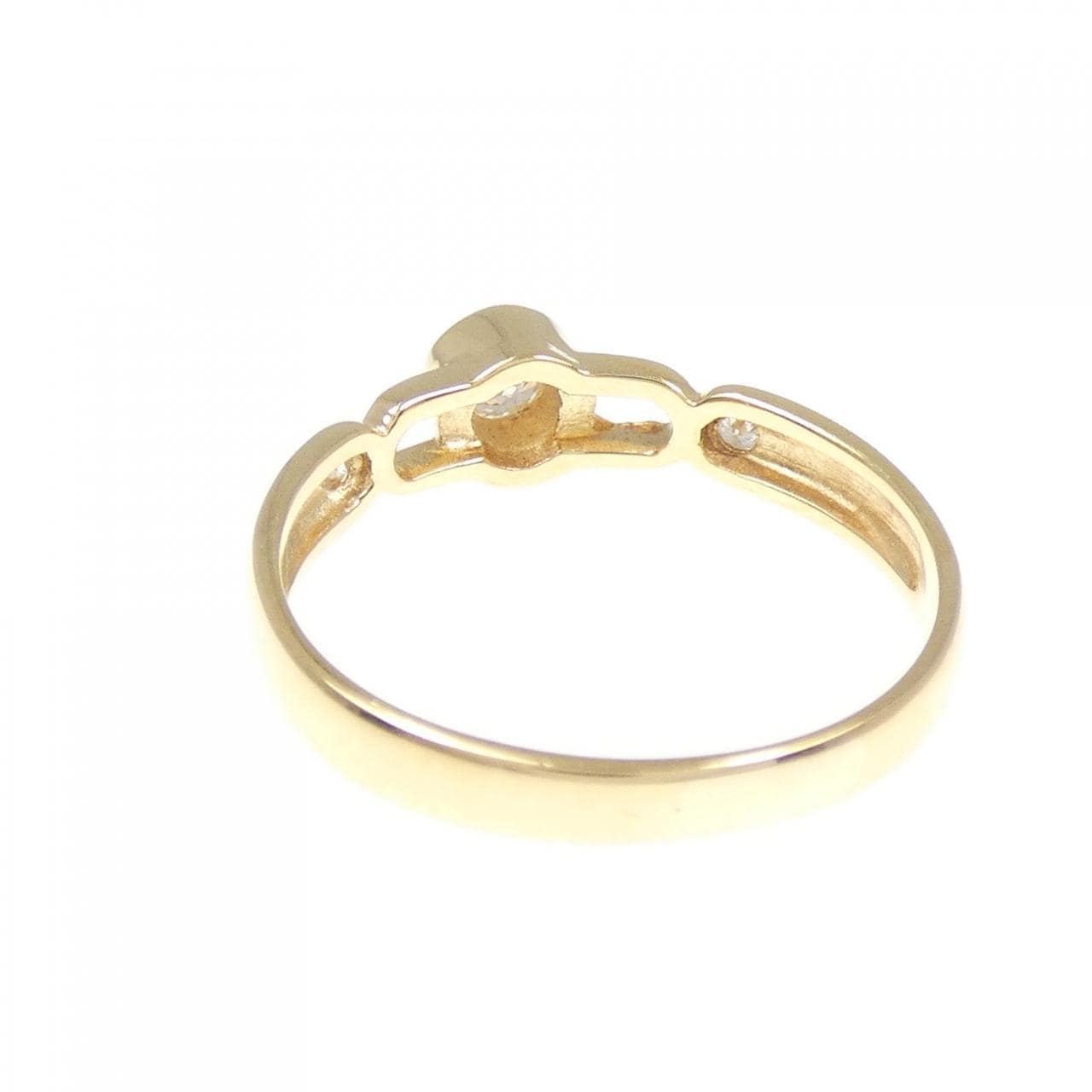 K18YG ダイヤモンド リング 0.12CT