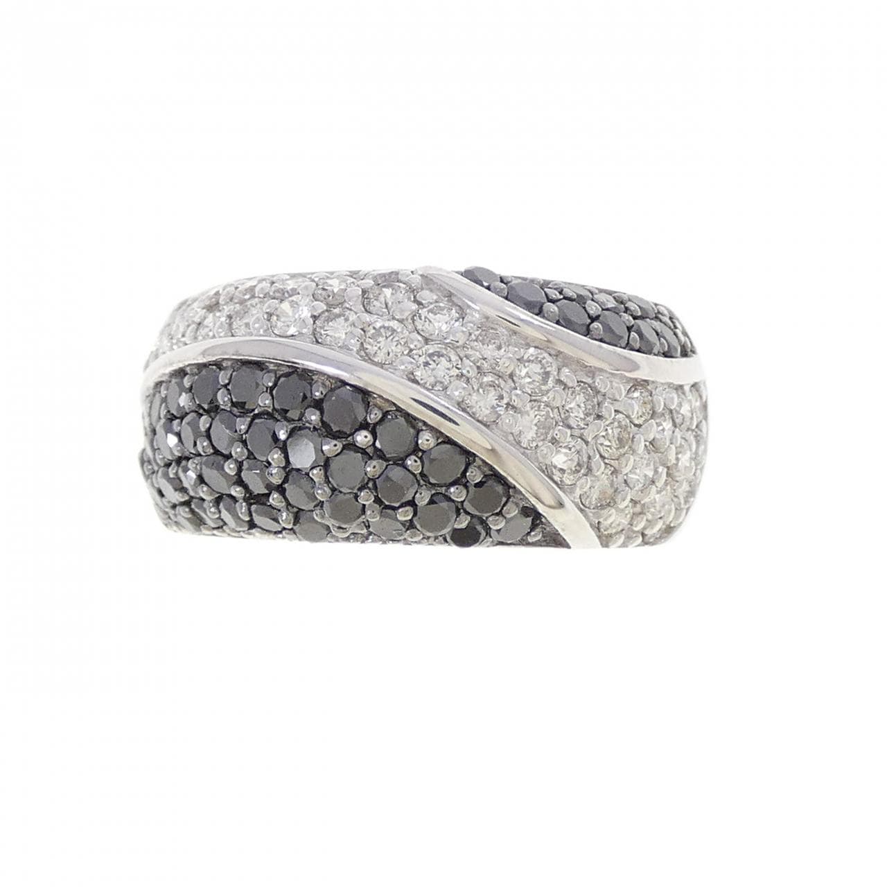 K18WG/K18BG ダイヤモンド リング 1.30CT
