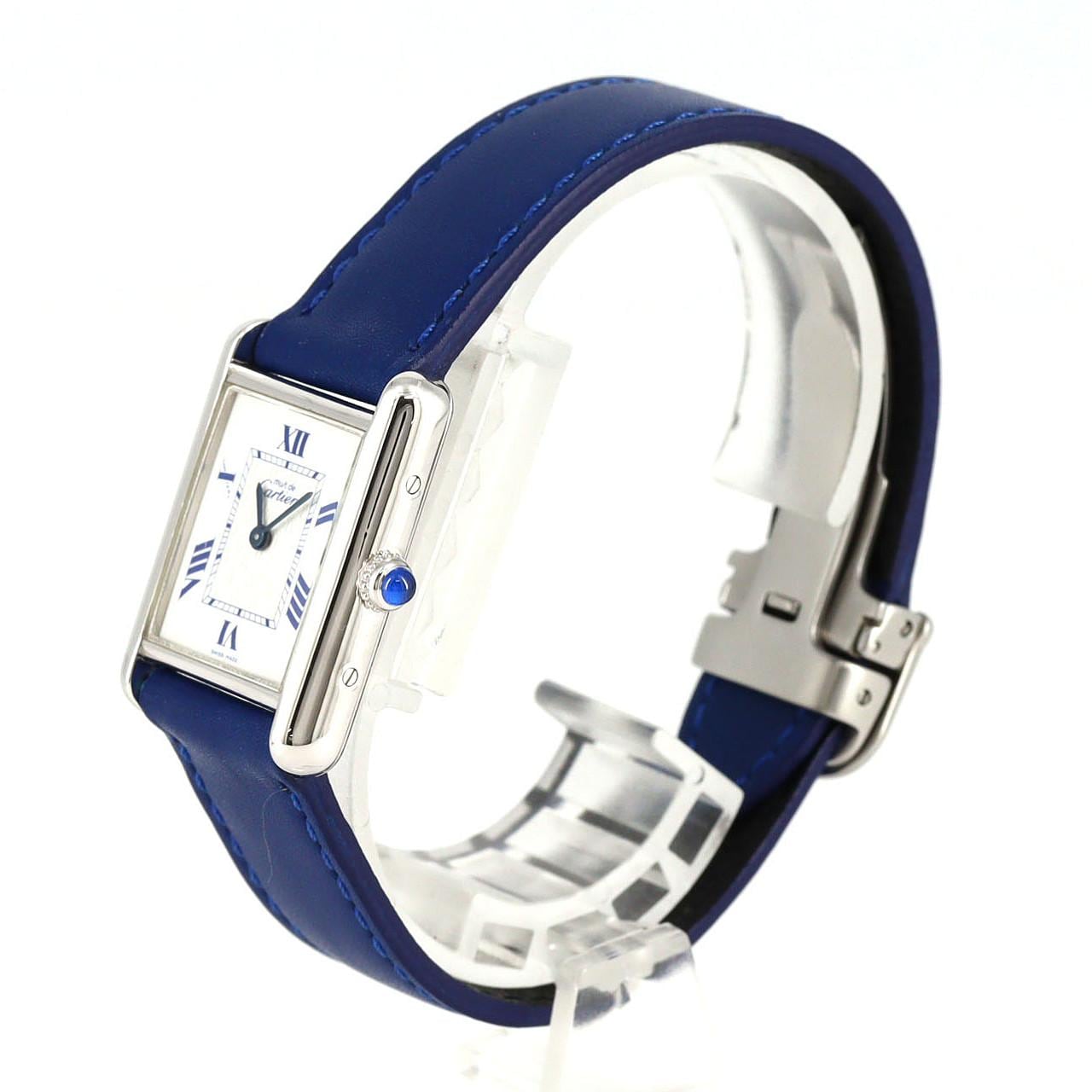 カルティエ マストタンクSM W1014054 シルバー クォーツ