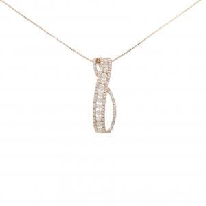 K18PG ダイヤモンド ネックレス 1.00CT