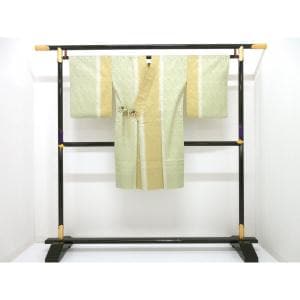 お洒落コート　単衣　紋紗織　セミロング