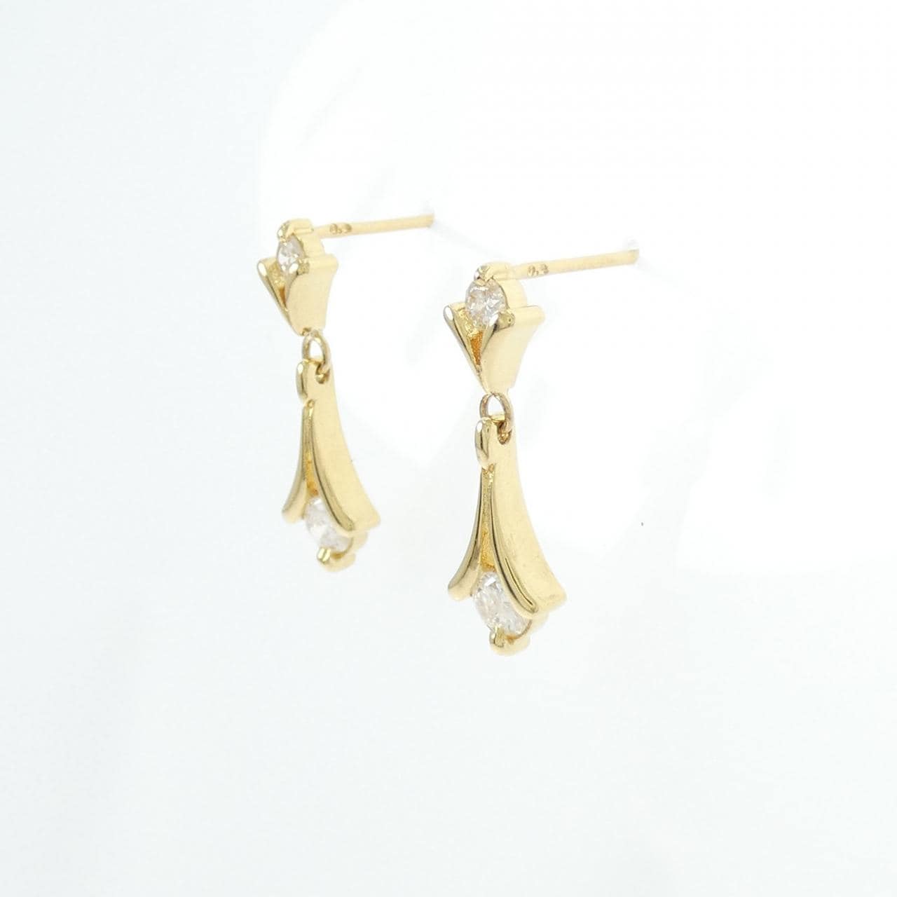 K18YG ダイヤモンド ピアス 0.4CT