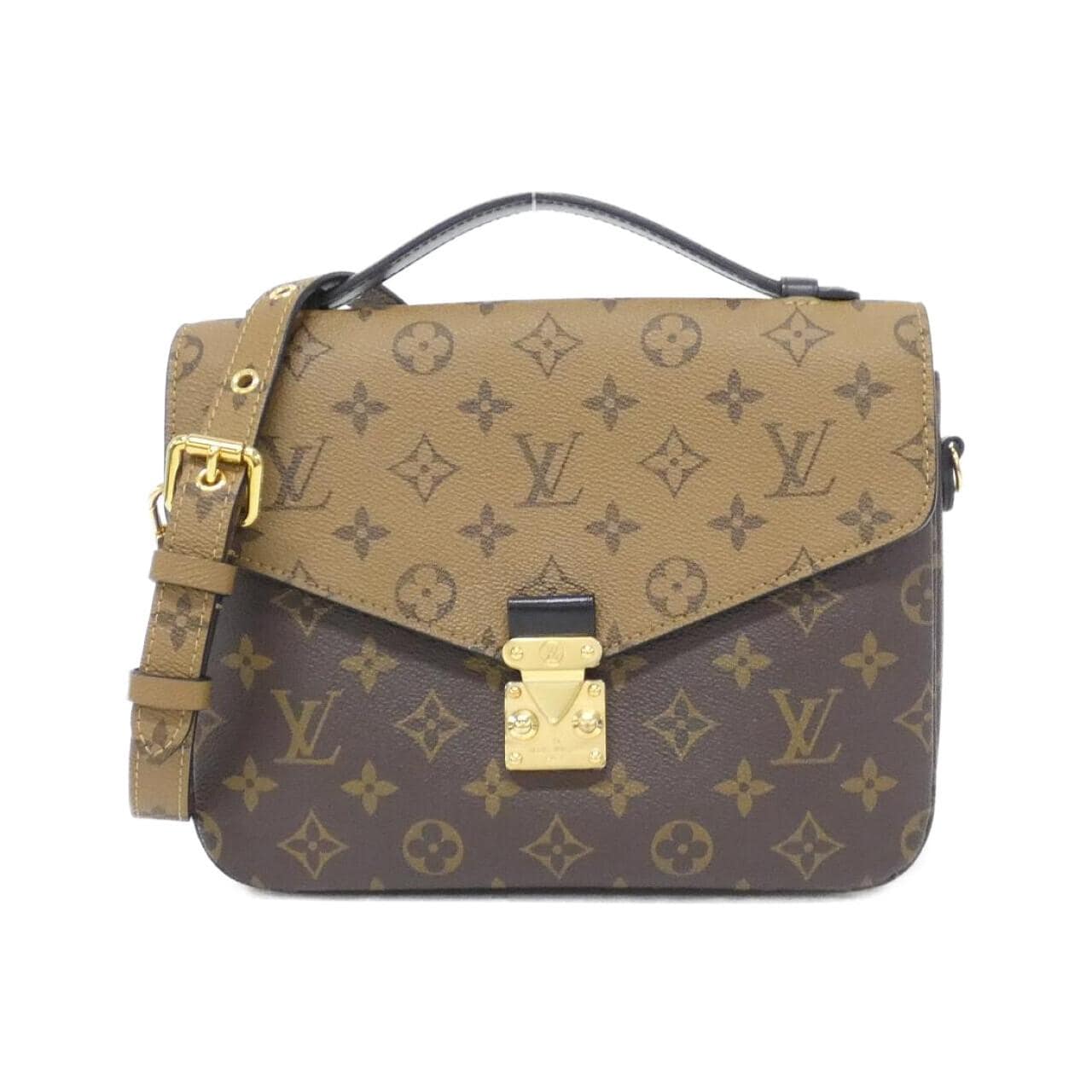 LOUIS VUITTON Monogram Reverse Pochette Metis MM M44876 Bag