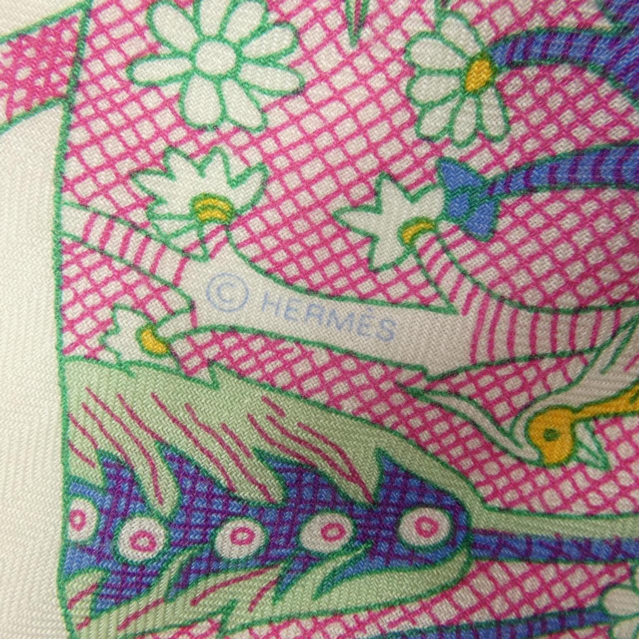 エルメス HERMES ACTE III,SCENEI,LA CLAIRIERE カレジェアン140. ショール