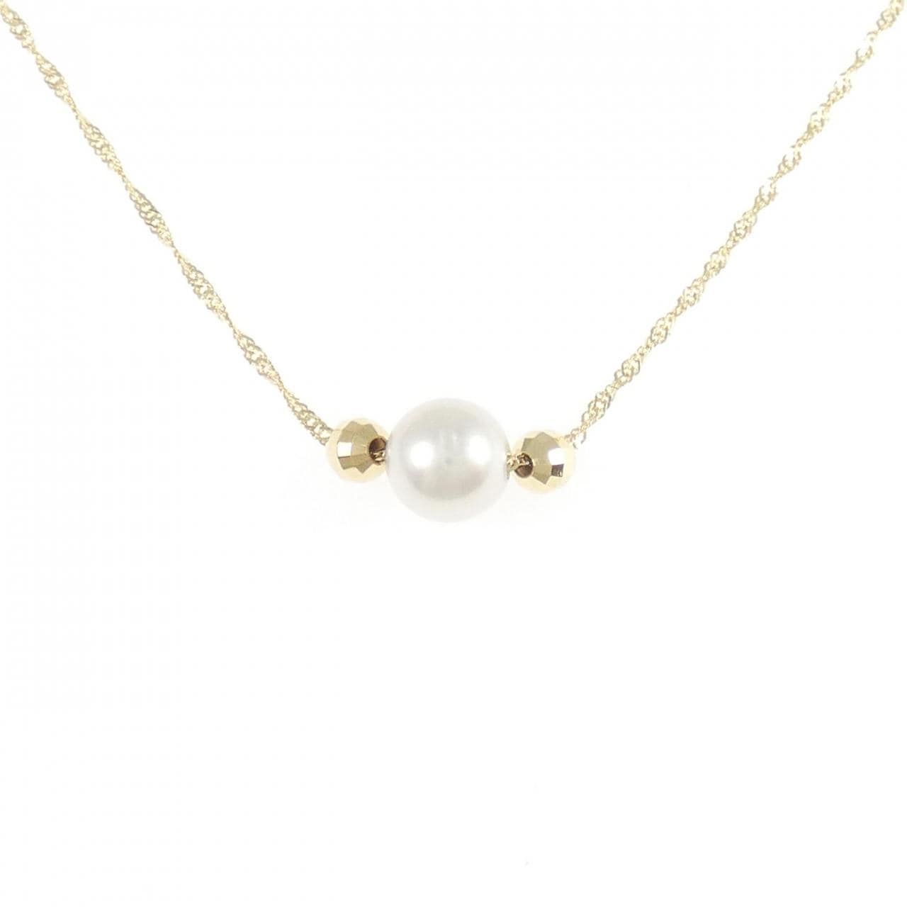 K18YG アコヤパール ネックレス 7.1mm