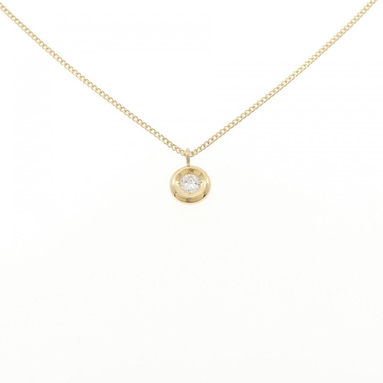 K18YG ダイヤモンド ネックレス 0.10CT