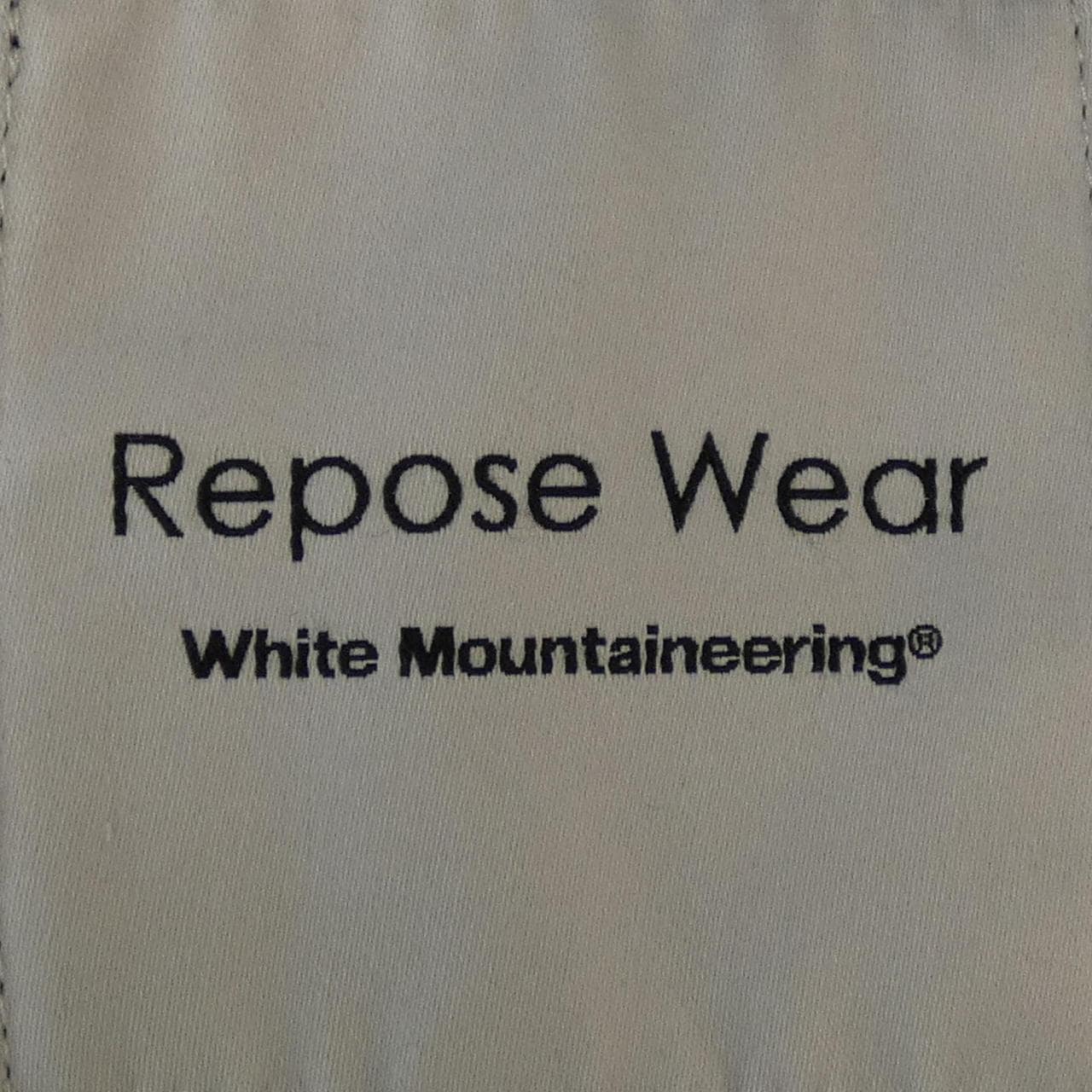 白色mountain WHITE MOUNTAINEERING裤