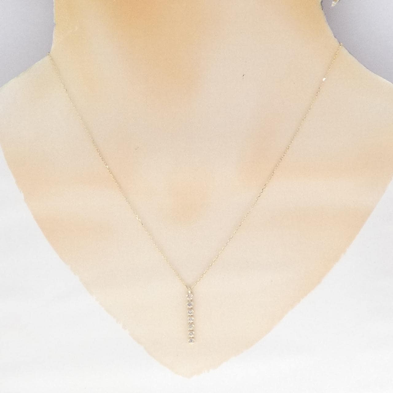 K10YG ダイヤモンド ネックレス 0.20CT