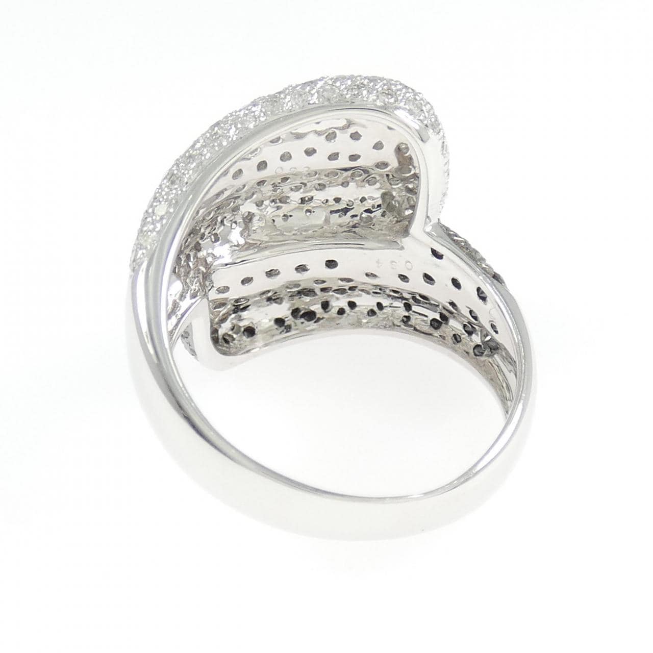 K18WG/K18BG ダイヤモンド リング 0.92CT