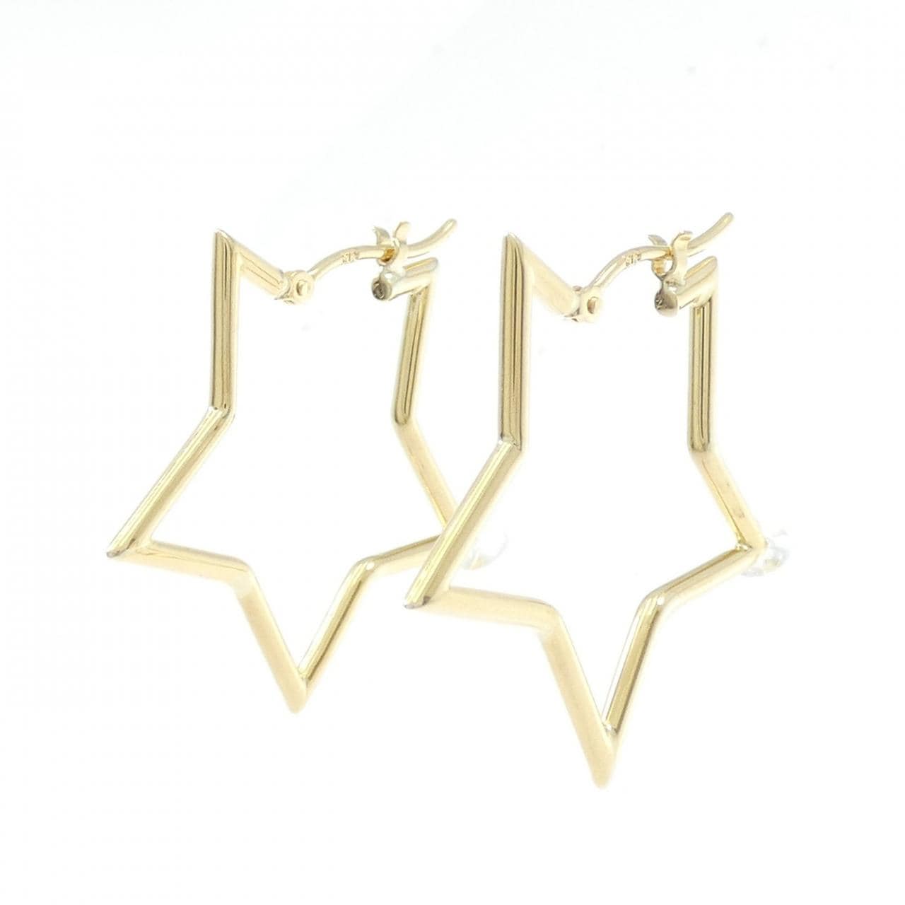 K18YG スター ピアス