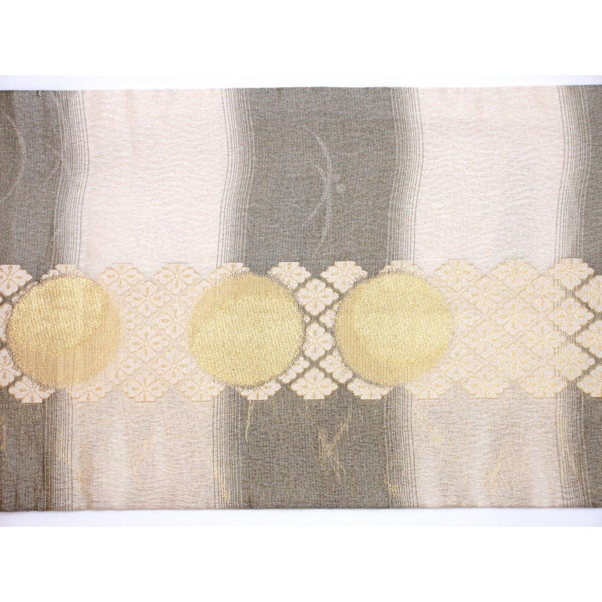 袋帯　リバーシブル　丸帯