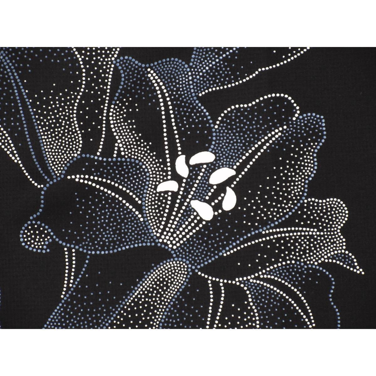 【新品】単衣　小紋　京印伝