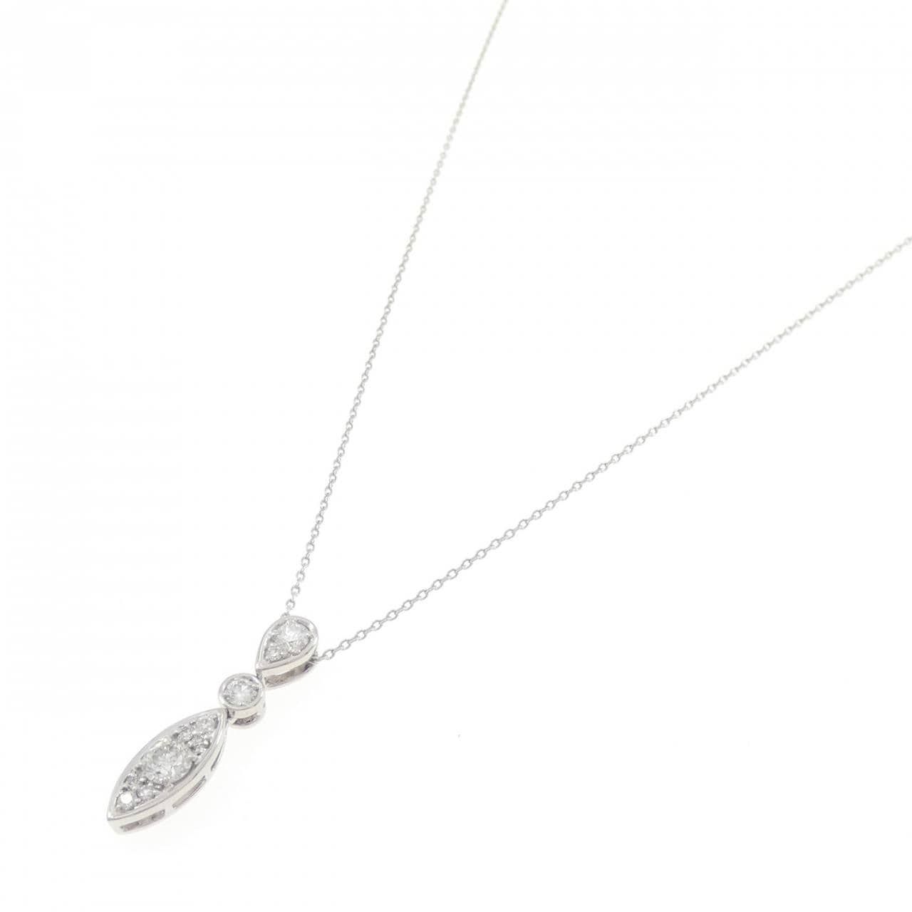 PT900/PT850 ダイヤモンド ネックレス 0.50CT