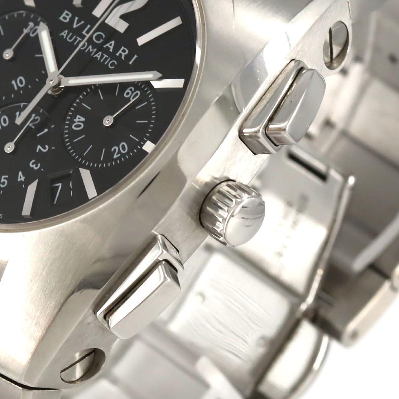 【ノーメンテナンス特価】ブルガリ エルゴンクロノグラフ EG40SCH/EG40BSSDCH/AT SS 自動巻