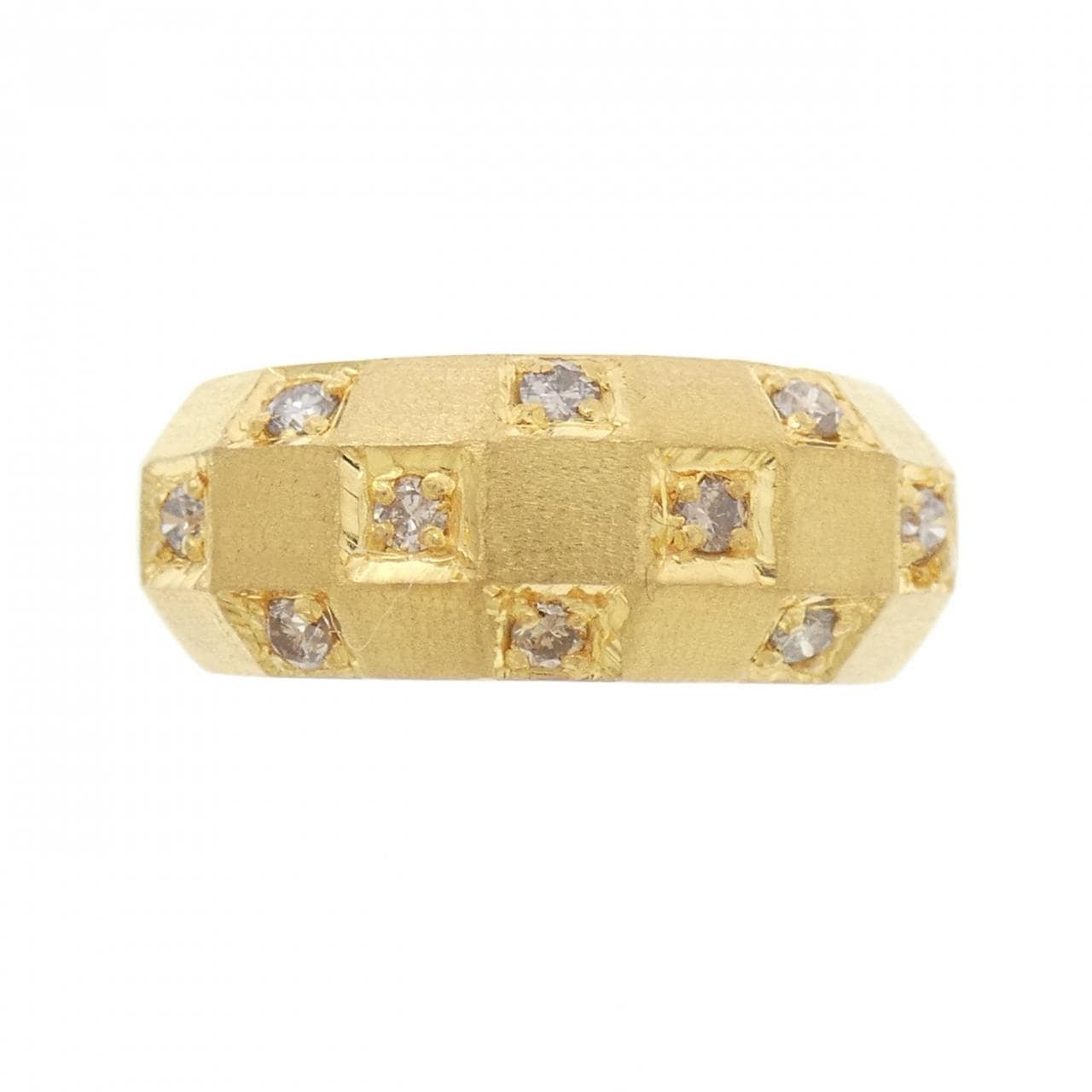 K24YG ダイヤモンド リング 0.30CT