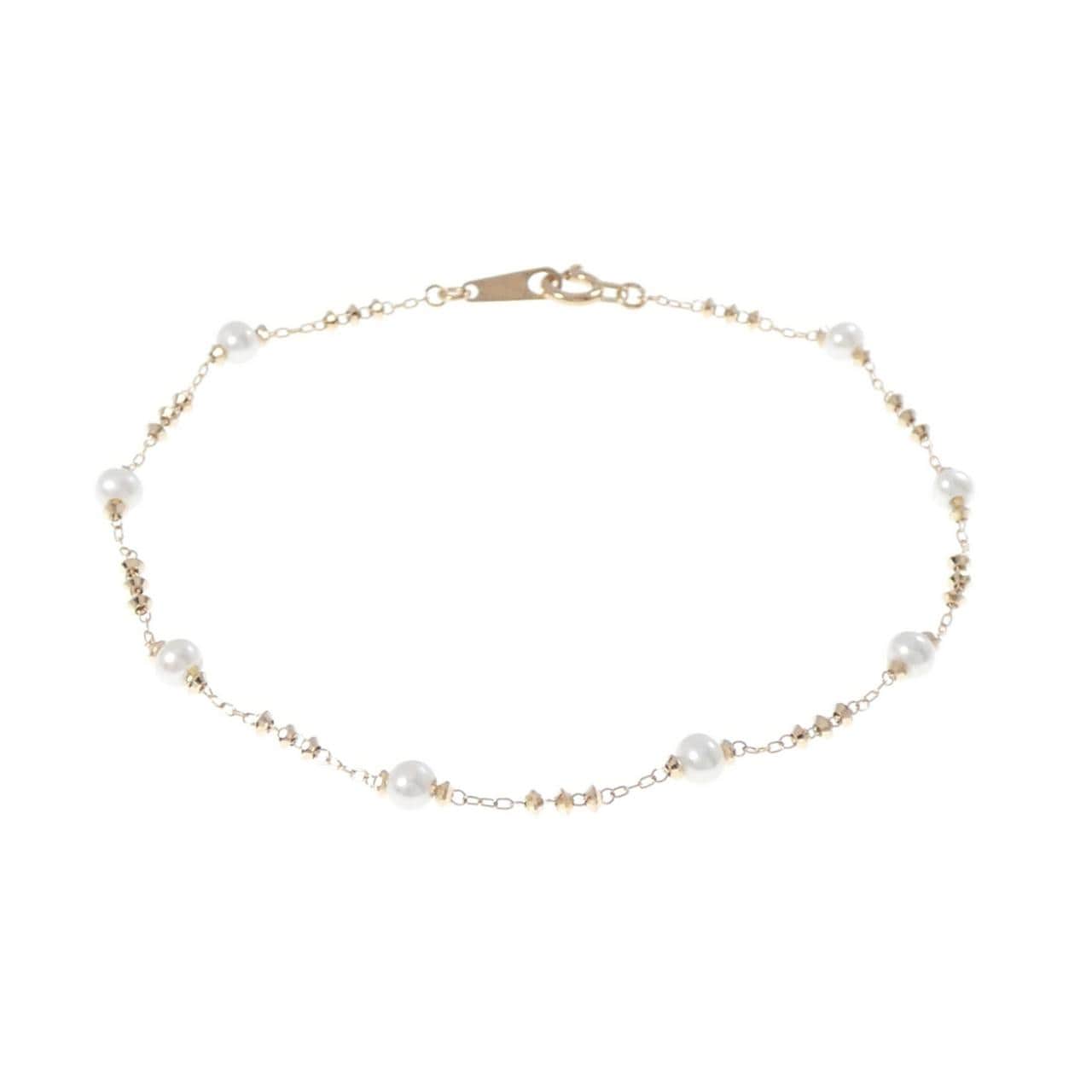 K18PG 淡水パール ブレスレット