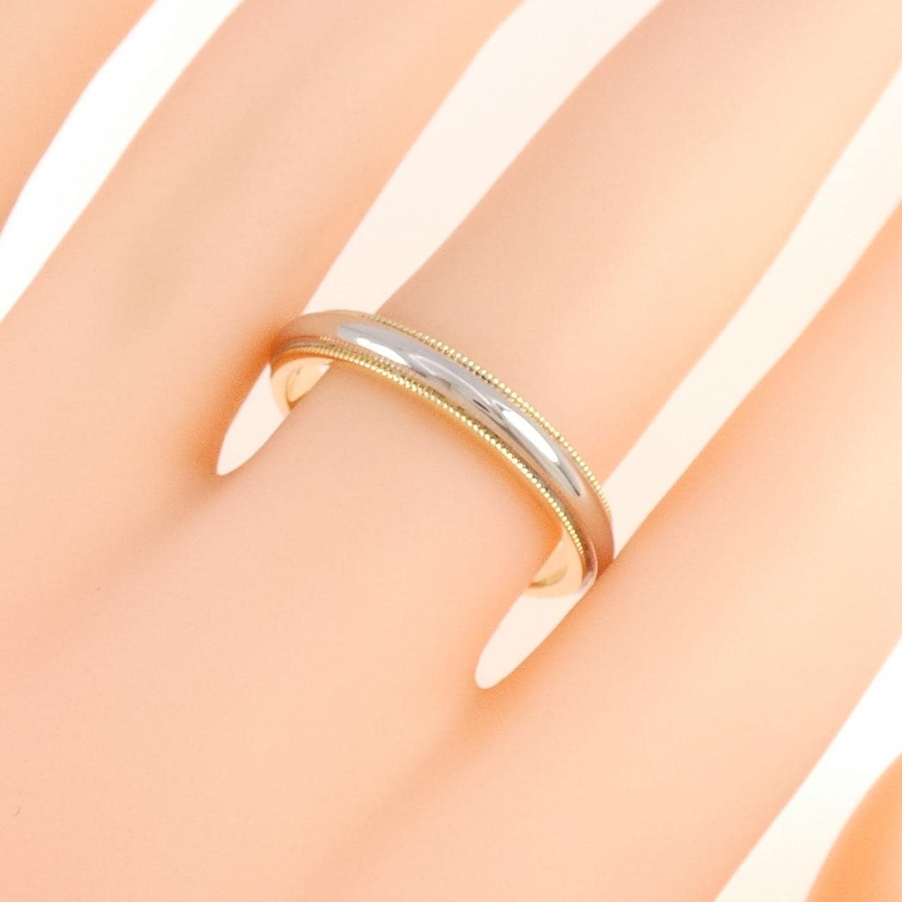 ティファニー ミルグレイン リング