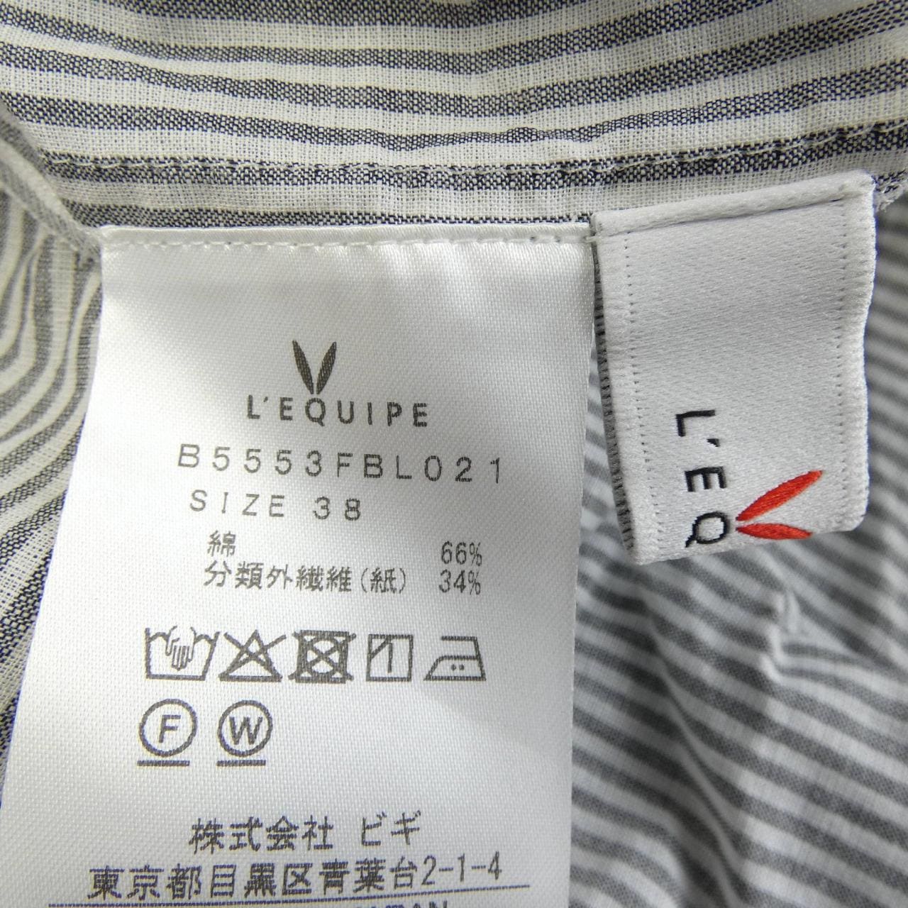 レキップ L'EQUIPE S／Sシャツ