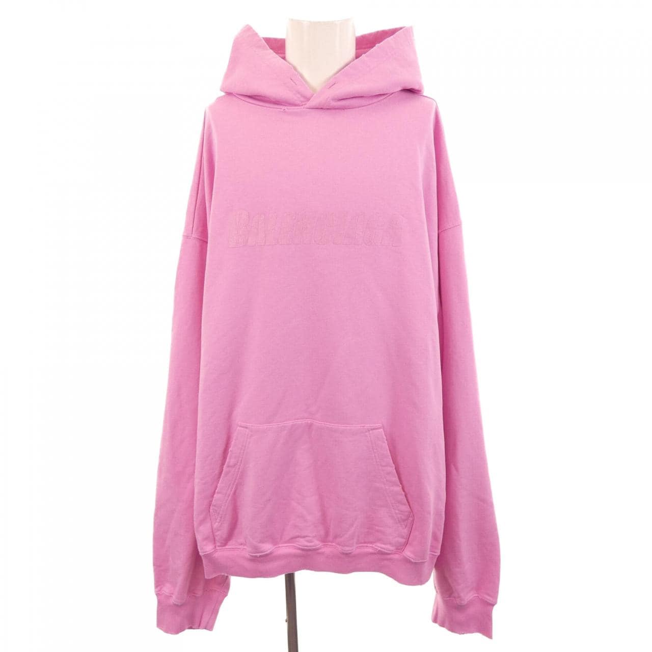バレンシアガ BALENCIAGA DESTROYED LOGO PRINT HOODIE 729361 TNVL2 UNISEX パーカー