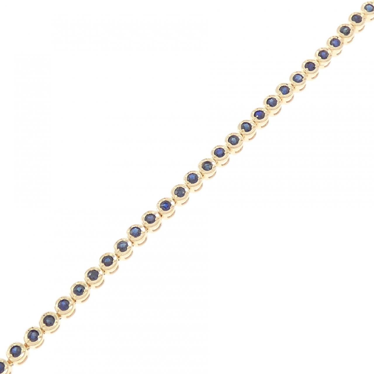 K18YG サファイヤ ブレスレット 2.00CT
