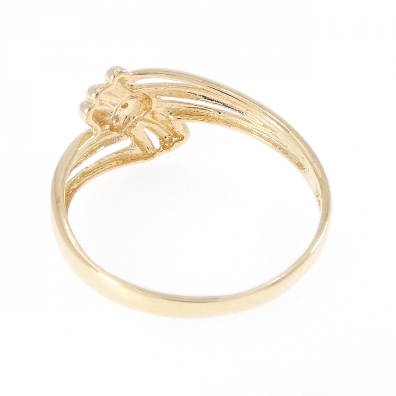 K18YG ダイヤモンド リング 0.02CT