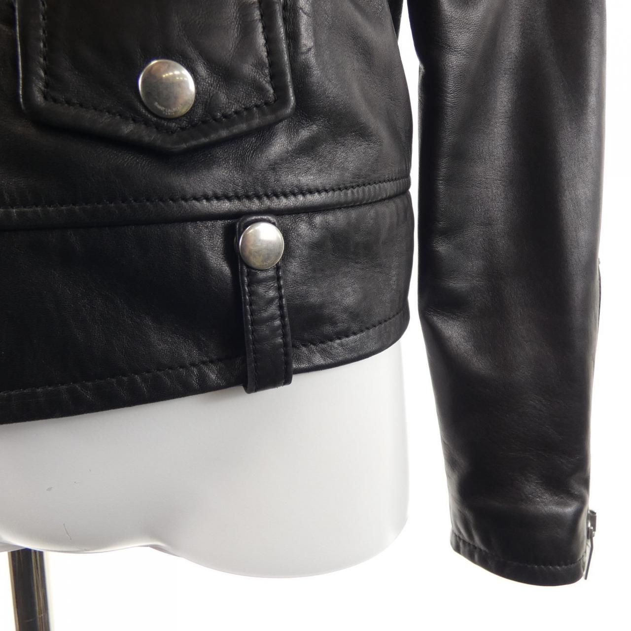 サンローラン SAINT LAURENT クラシックモーターサイクル 397287 Y5YA2 レザーライダースジャケット