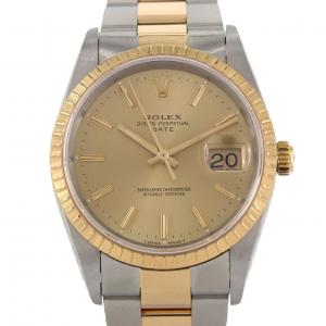 ロレックス オイスターパーペチュアルデイト 15223･3 SSxYG 自動巻 N番