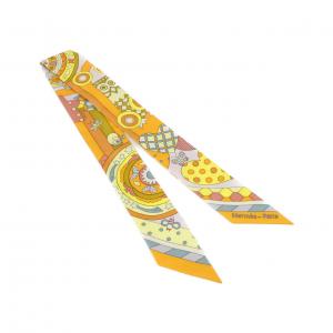 【未使用品】エルメス LES MURMURES DE LA FORET ツイリー 063005S スカーフ