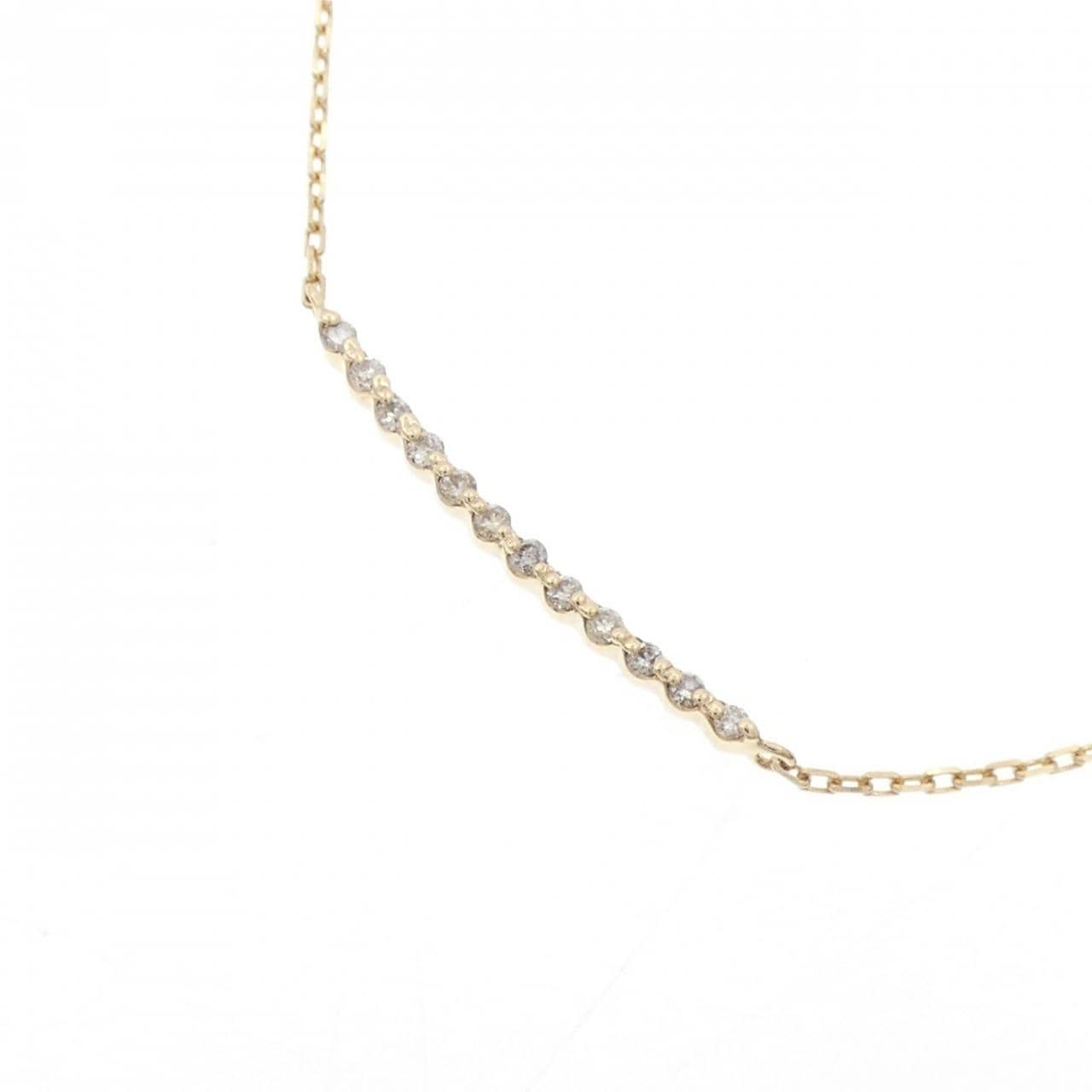 アガット ダイヤモンド ネックレス 0.06CT