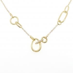 K18YG ダイヤモンド ネックレス 0.086CT