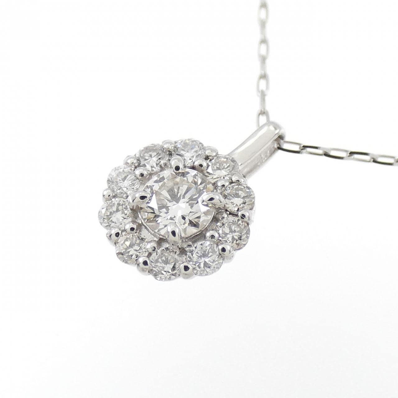 [BRAND NEW] PT Diamond Necklace 0.20CT