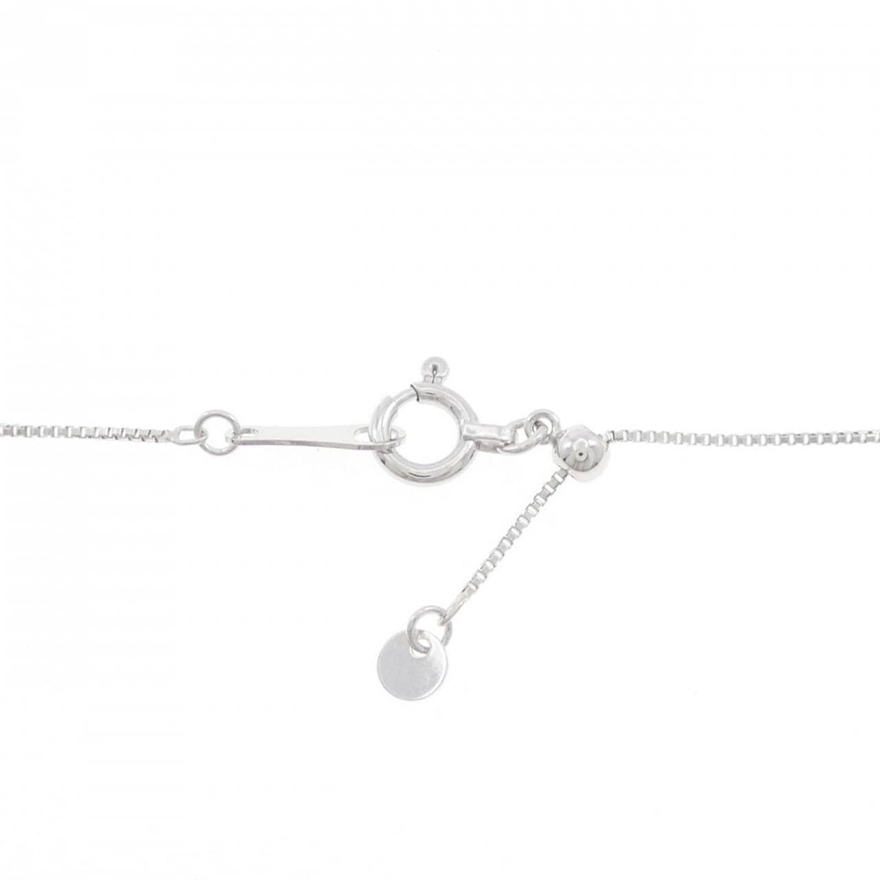 K18WG ダイヤモンド ネックレス 0.16CT