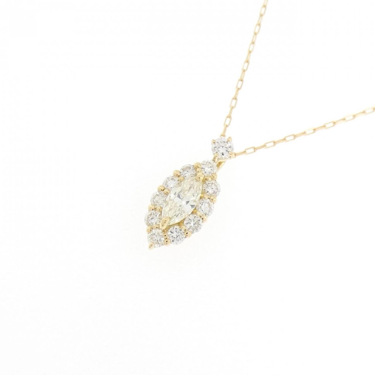 【新品】K18YG ダイヤモンド ネックレス 0.20CT