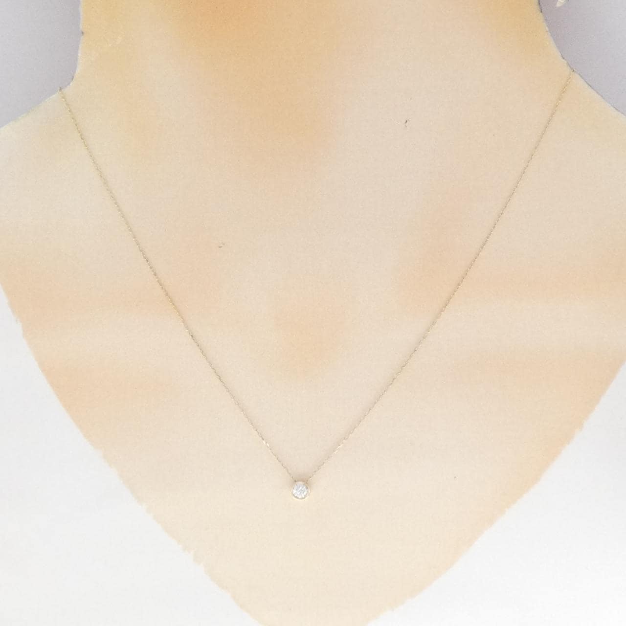 K10YG ダイヤモンド ネックレス 0.10CT