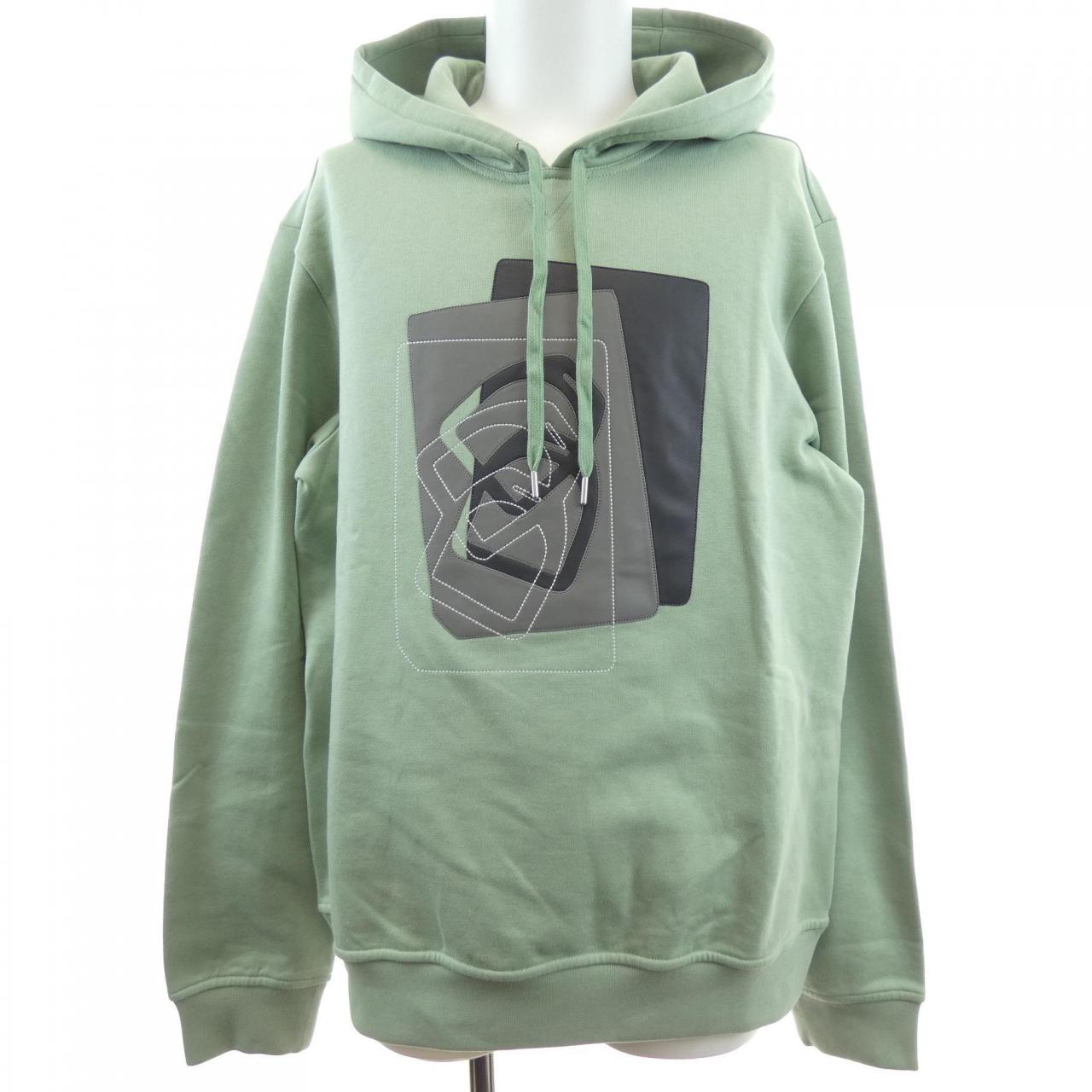 エルメス HERMES フーデッドパーカレザーパッチ　ETRIERS DECALES 367800HA パーカー