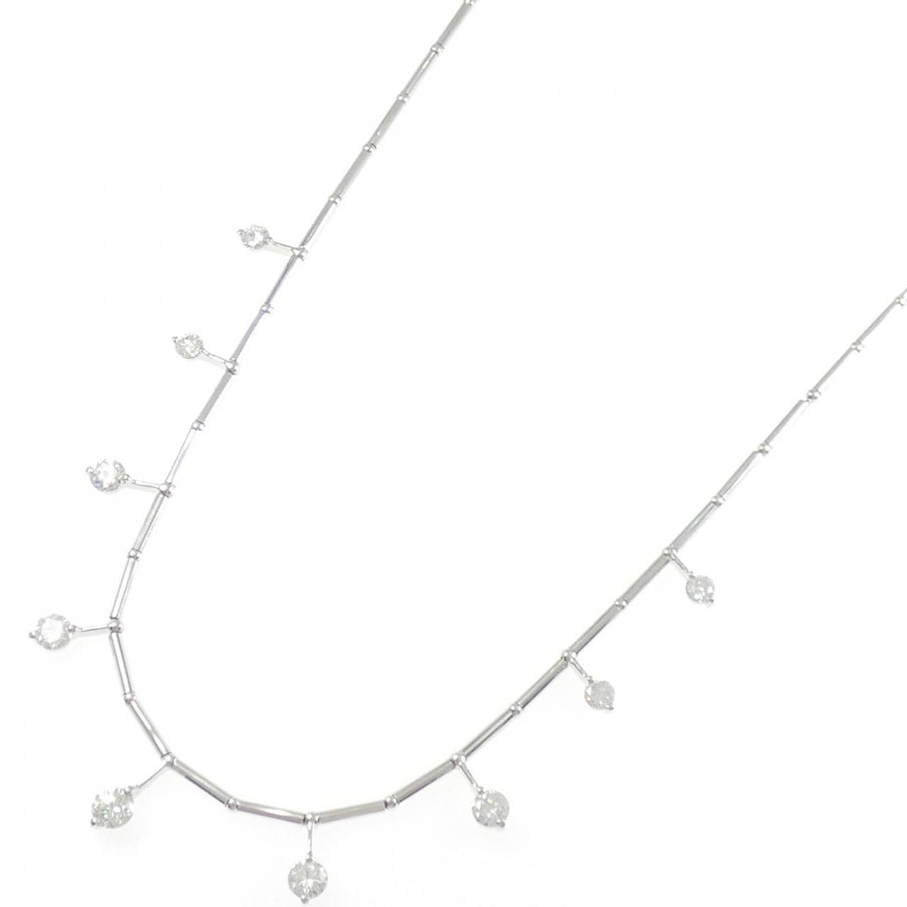 PT900/PT850 ダイヤモンド ネックレス 2.00CT