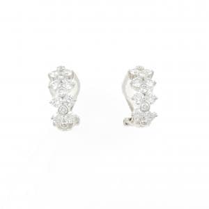 ロイヤル アッシャー ダイヤモンド イヤリング 1.04CT