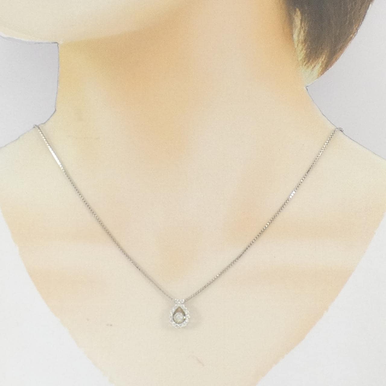 PT900/PT850 ダイヤモンド ネックレス 0.250CT
