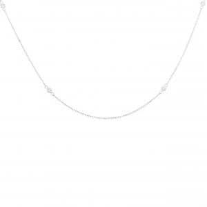 K18WG ダイヤモンド ネックレス 0.06CT