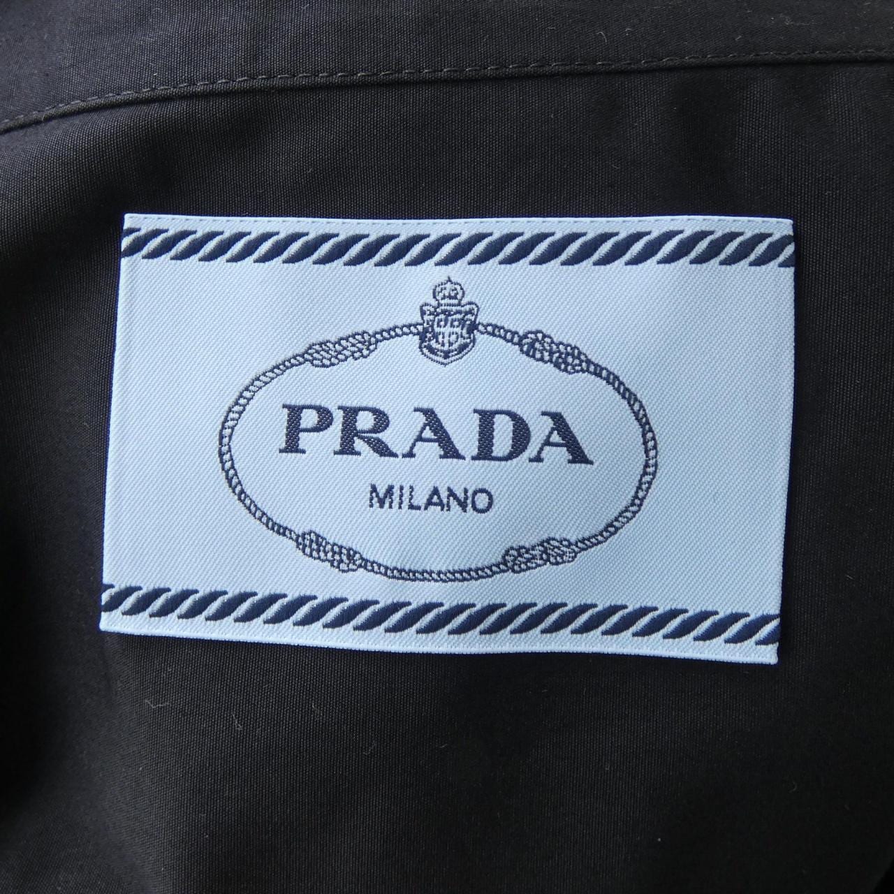 プラダ PRADA ポプリン ミニドレス トライアングルロゴ P3K87H S232 126L ワンピース
