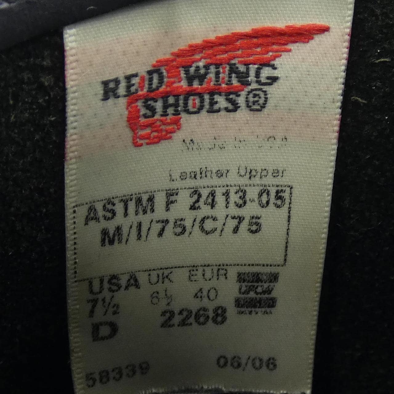 レッドウィング RED WING 2268 ブーツ
