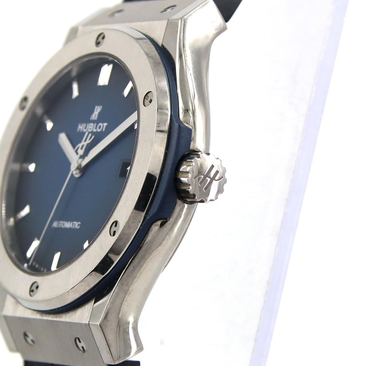 【ノーメンテナンス還元価格】ウブロ クラシックフュージョンチタニウムディープブルー･JAPAN LTD 542.NX.6670.LR.JPN18 TI 自動巻