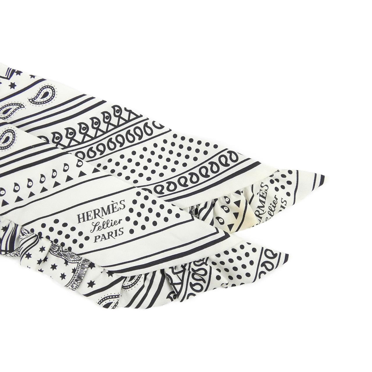 エルメス EPERON D'OR BANDANA ツイリー フリル 852978S スカーフ