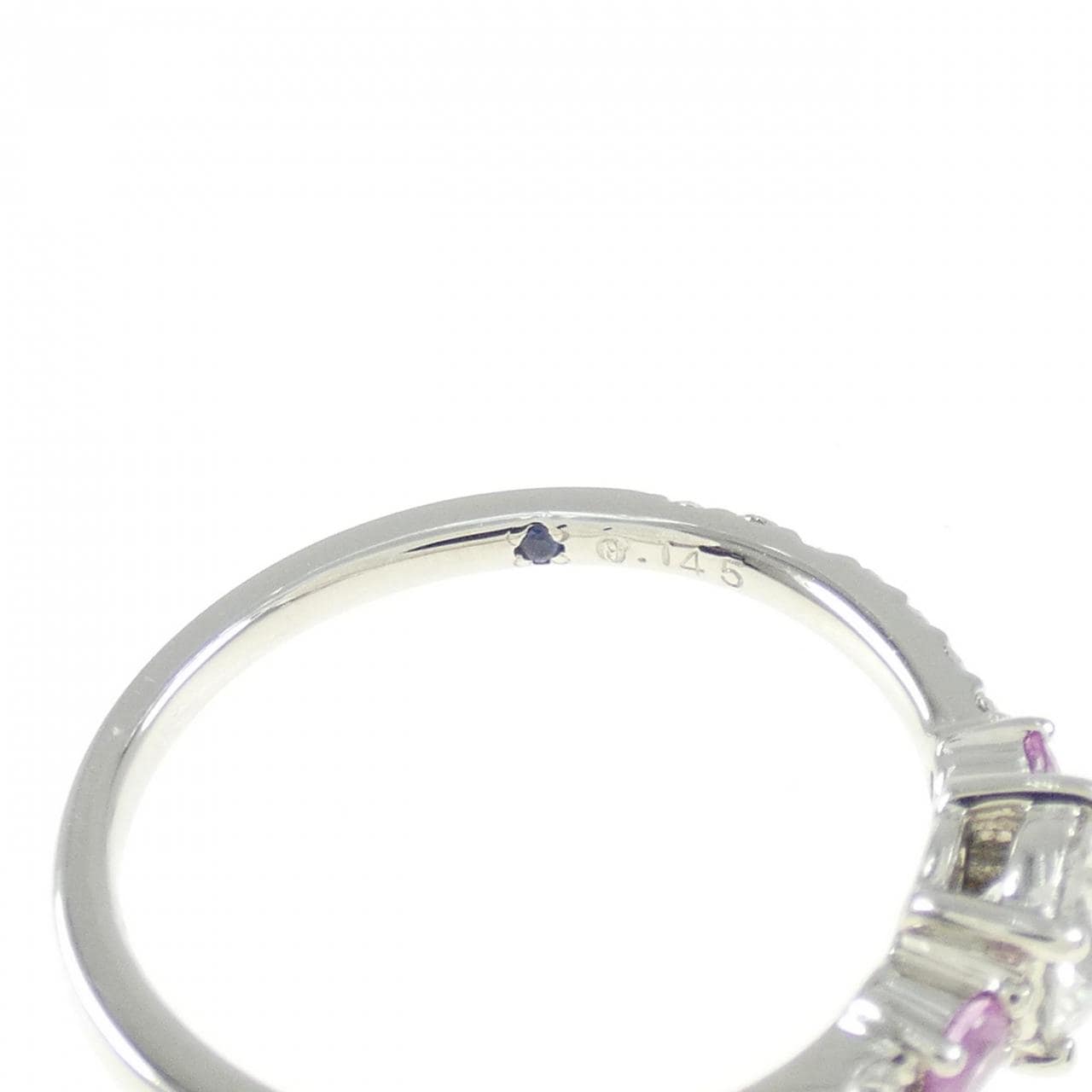PT950 ダイヤモンド リング 0.236CT G SI2 Good